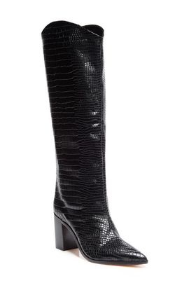Schutz Schutz Maryana Pointed Toe Block Heel Knee High Boot