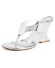 Schutz Schutz Maya Thong Wedges Prata - 1