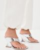 Schutz Schutz Maya Thong Wedges Prata - 3