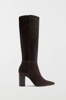 Schutz Schutz Mikki Up Block Knee-High Boot in New Bison, Women's at Urban Outfitters