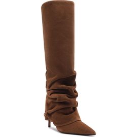 Schutz Schutz Mikki Up Cloak Pointed Toe Knee High Boot