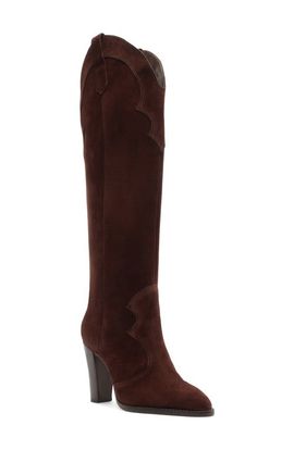 Schutz Schutz Miller Up Leather Knee High Boot