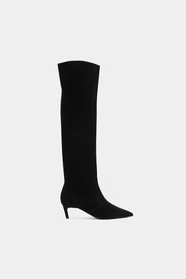 Schutz Schutz Odessa Knee High Suede Boots in Black, Women's at Urban Outfitters