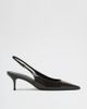 Schutz Schutz Paola Mid Pumps Shoe in Dark Brown, Women's at Urban Outfitters - 1