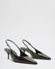 Schutz Schutz Paola Mid Pumps Shoe in Dark Brown, Women's at Urban Outfitters - 2