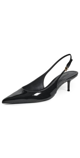 Schutz Schutz Paola Mid Slingback Kitten Heels Black
