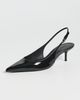 Schutz Schutz Paola Mid Slingback Kitten Heels Black - 2