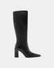 Schutz Schutz Raffaela Up Knee-High Boot in Black Leather, Women's at Urban Outfitters - 1