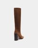 Schutz Schutz Raffaela Up Knee-High Suede Boot in Pecan Brown, Women's at Urban Outfitters - 4
