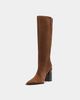 Schutz Schutz Raffaela Up Knee-High Suede Boot in Pecan Brown, Women's at Urban Outfitters - 5