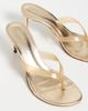 Schutz Schutz Roslyn Jelly Sandals Platina Translucido - 5