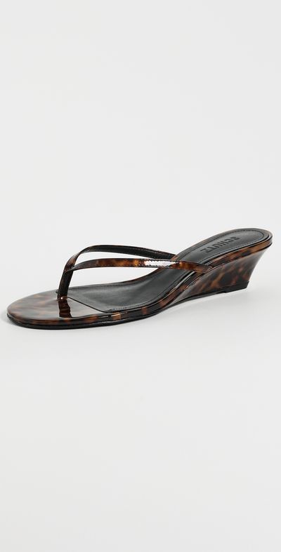 Schutz Schutz Roslyn Wedge Casual Sandals Brown
