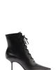 Schutz Schutz Roxanne Lace Pointed Toe Leather Bootie - 3