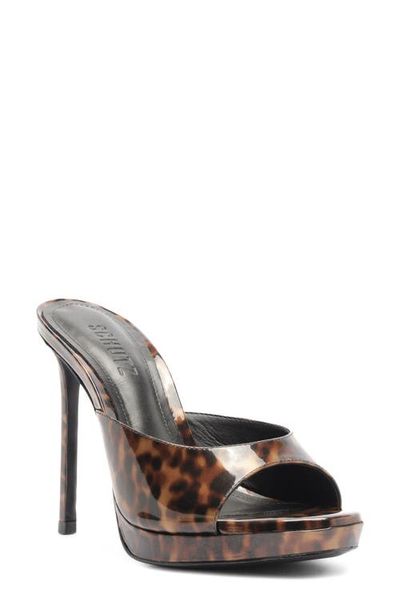 Schutz Schutz Sally Platform Leather Sandal