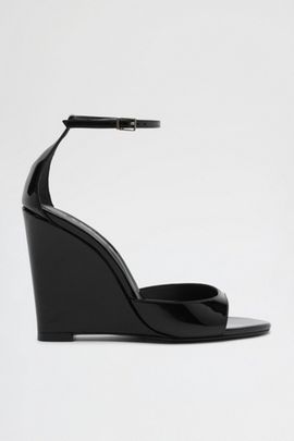 Schutz Schutz Scarlett Wedge Heeled Sandals in Black, Women's at Urban Outfitters