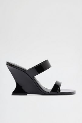 Schutz Schutz Siena Mule Wedge in Black, Women's at Urban Outfitters