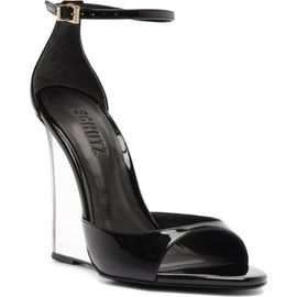 Schutz Schutz Stella Leather Wedge Sandal