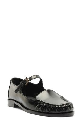 Schutz Schutz Tyla Buckle Leather Mary Jane Flat