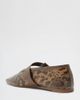 Schutz Schutz Vick Animal Print Buckle Ballet Flats in Pecan Brown, Women's at Urban Outfitters - 5