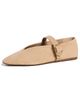 Schutz Schutz Vick Buckle Flats Light Wood - 1
