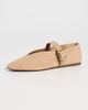 Schutz Schutz Vick Buckle Flats Light Wood - 2