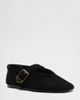 Schutz Schutz Vick Suede Buckle Ballet Flats in Black, Women's at Urban Outfitters - 3