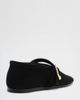 Schutz Schutz Vick Suede Buckle Ballet Flats in Black, Women's at Urban Outfitters - 4