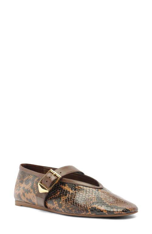 Schutz Schutz Vicki Buckle Mary Jane Flat