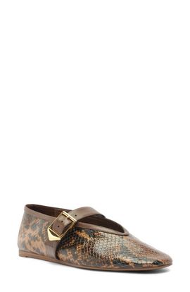 Schutz Schutz Vicki Buckle Mary Jane Flat