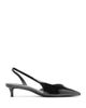 Schutz Schutz Women's Alessia Patent Leather Slingback Kitten Heel Pumps - 2