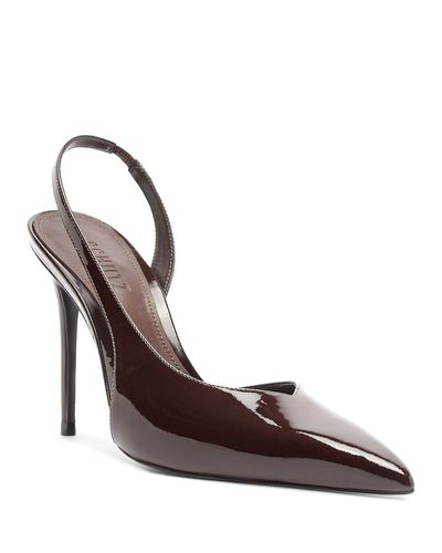 Schutz Schutz Women's Alessia Patent Leather Slingback Pumps