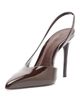Schutz Schutz Women's Alessia Patent Leather Slingback Pumps - 3
