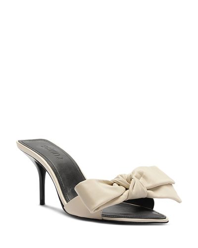 Schutz Schutz Women's Elodie Leather Bow Sandals