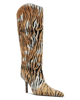 Schutz Schutz Women's Mary Ellen Calf Hair Knee High Boots