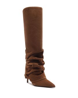 Schutz Schutz Women's Mikki Up Cloak Suede Knee High Boots