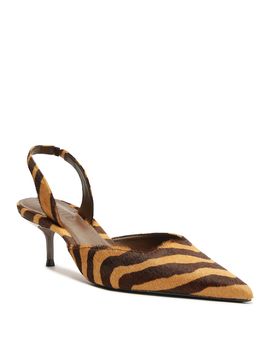 Schutz Schutz Women's Paola Animal Print Calf Hair Pumps