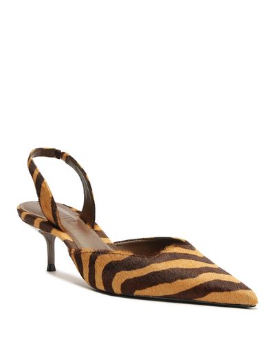 Schutz Schutz Women's Paola Animal Print Calf Hair Pumps