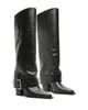 Schutz Schutz Women's Parker Up Knee High Leather Moto Boots - 5