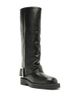Schutz Schutz Women's Patrice Up Leather Moto Knee High Boots - 1