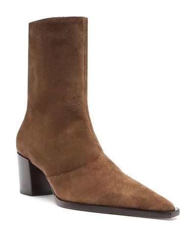 Schutz Schutz Women's Raffaela Suede Mid Calf Boots