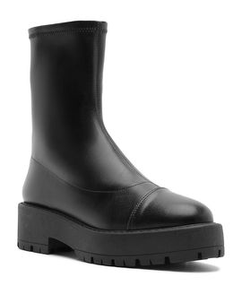 Schutz Schutz Women's Rita Faux Leather Platform Ankle Boots