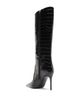 Schutz Schutz Women's Samira Croc Embossed Leather Knee High Boots - 5