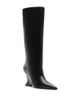 Schutz Schutz Women's Siena Leather Sculpted Heel Knee High Boots - 1