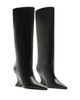 Schutz Schutz Women's Siena Leather Sculpted Heel Knee High Boots - 5
