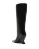 Schutz Schutz Women's Siena Leather Sculpted Heel Knee High Boots - 6