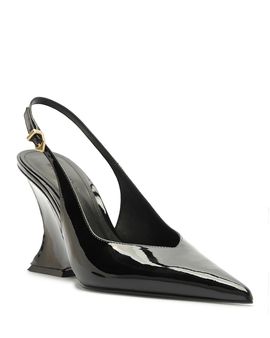 Schutz Schutz Women's Siena Patent Buckled Slingback Pumps
