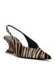 Schutz Schutz Women's Siena Zebra Slingback Pumps - 1