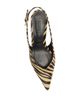 Schutz Schutz Women's Siena Zebra Slingback Pumps - 3