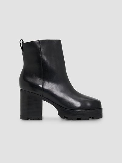 Schutz Women's 240 90MM Platform Leather Booties