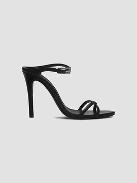 Schutz Women's Aileen Glam 110MM Crystal-Buckle Leather Sandals